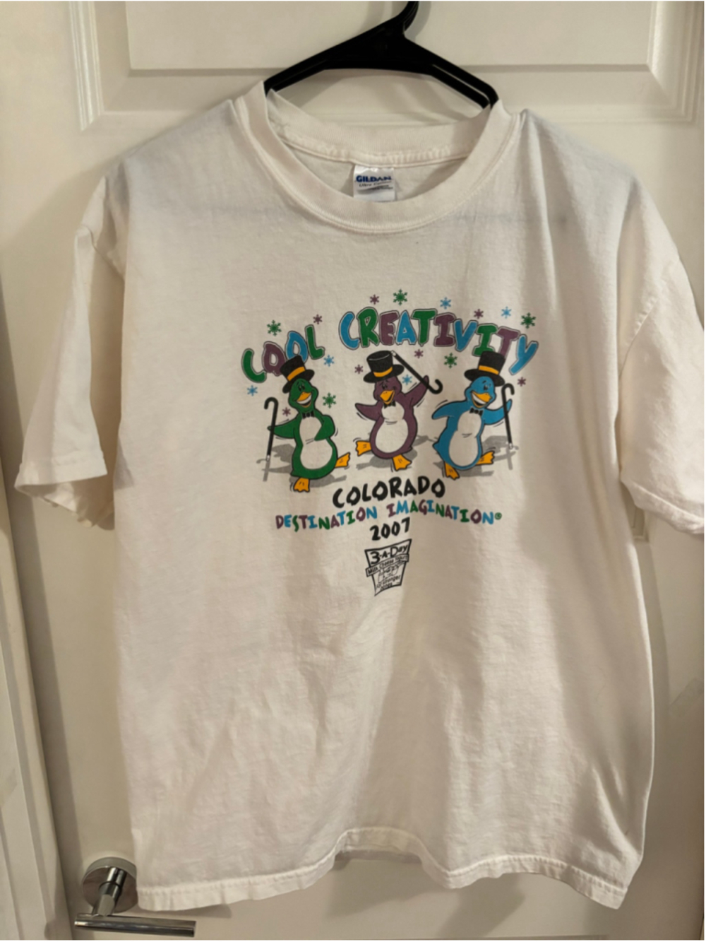 Vintage 2007 Colorado Destination Imagination Shirt Gildan Ultra Cotton Mens L